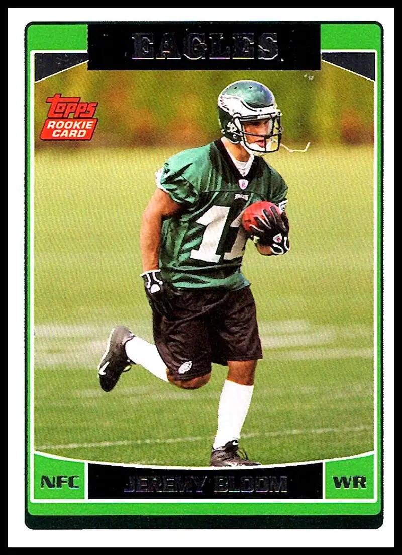 2006 Topps #382 Jeremy Bloom NM-MT RC Rookie Philadelphia Eagles Football Card - Football Card Single