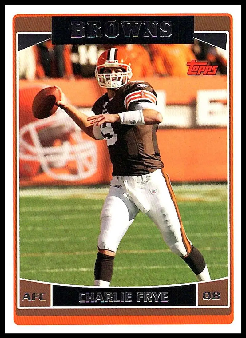 2006 Topps #39 Charlie Frye NM-MT Cleveland Browns Football Card - Football Card Single