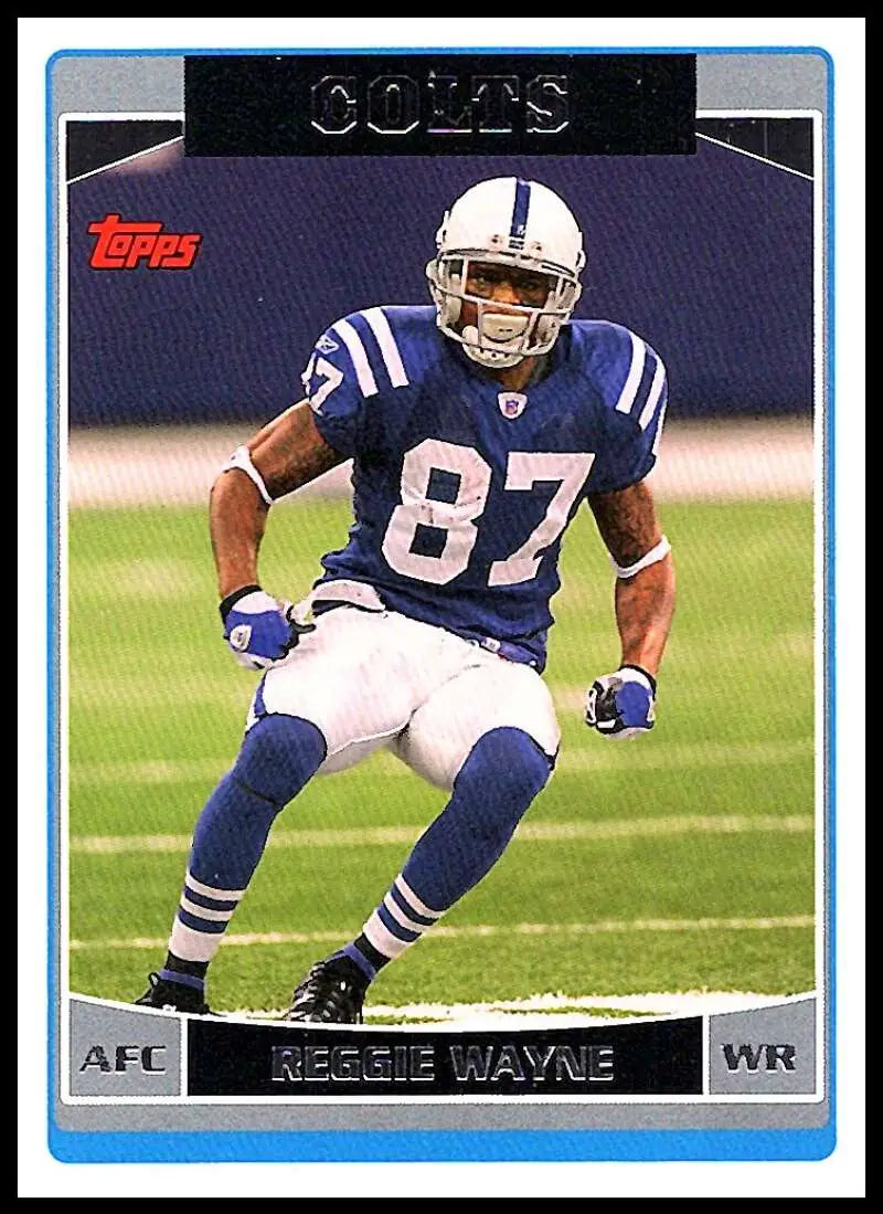 2006 Topps #40 Reggie Wayne NM-MT Indianapolis Colts Football Card - Football Card Single
