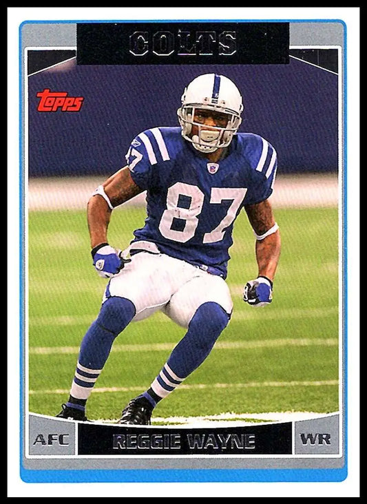 2006 Topps #40 Reggie Wayne NM-MT Indianapolis Colts Football Card - Football Card Single