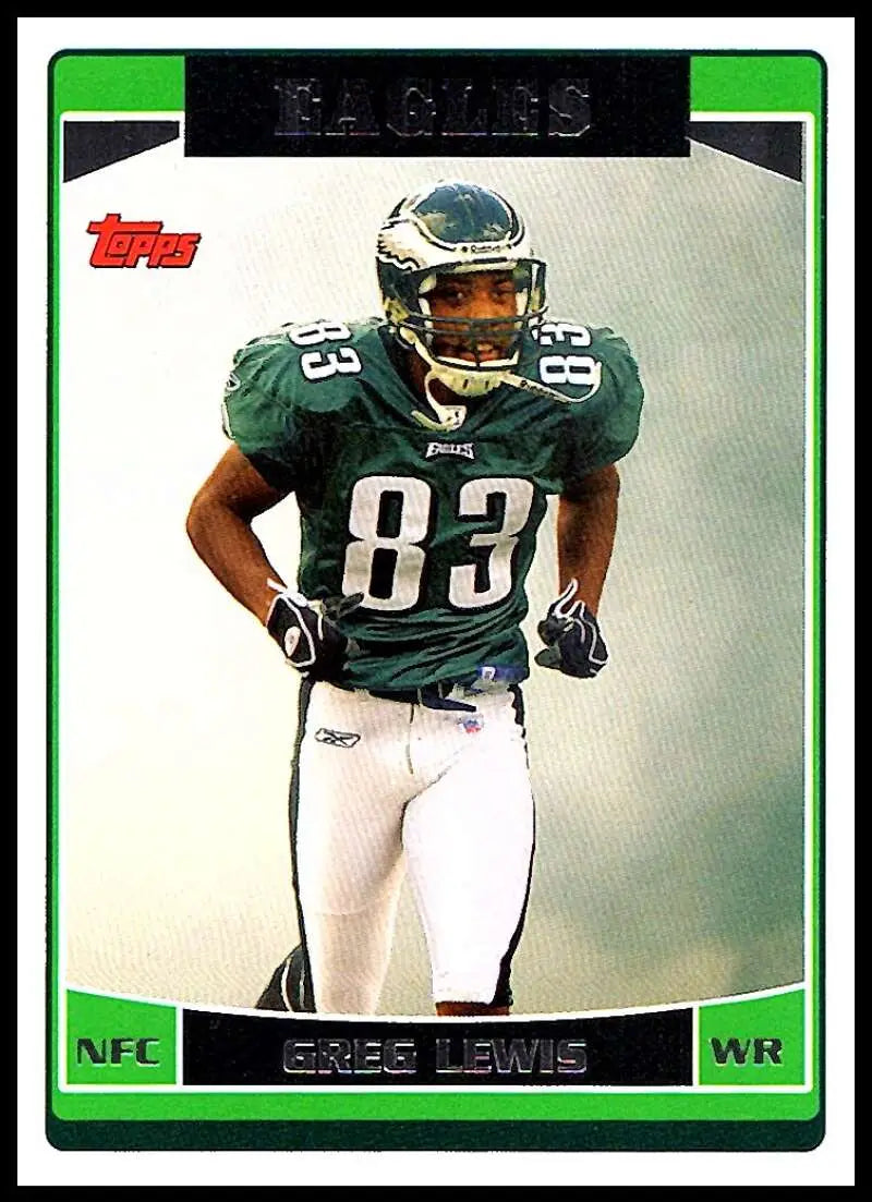 2006 Topps #44 Greg Lewis NM-MT Philadelphia Eagles Football Card - Football Card Single