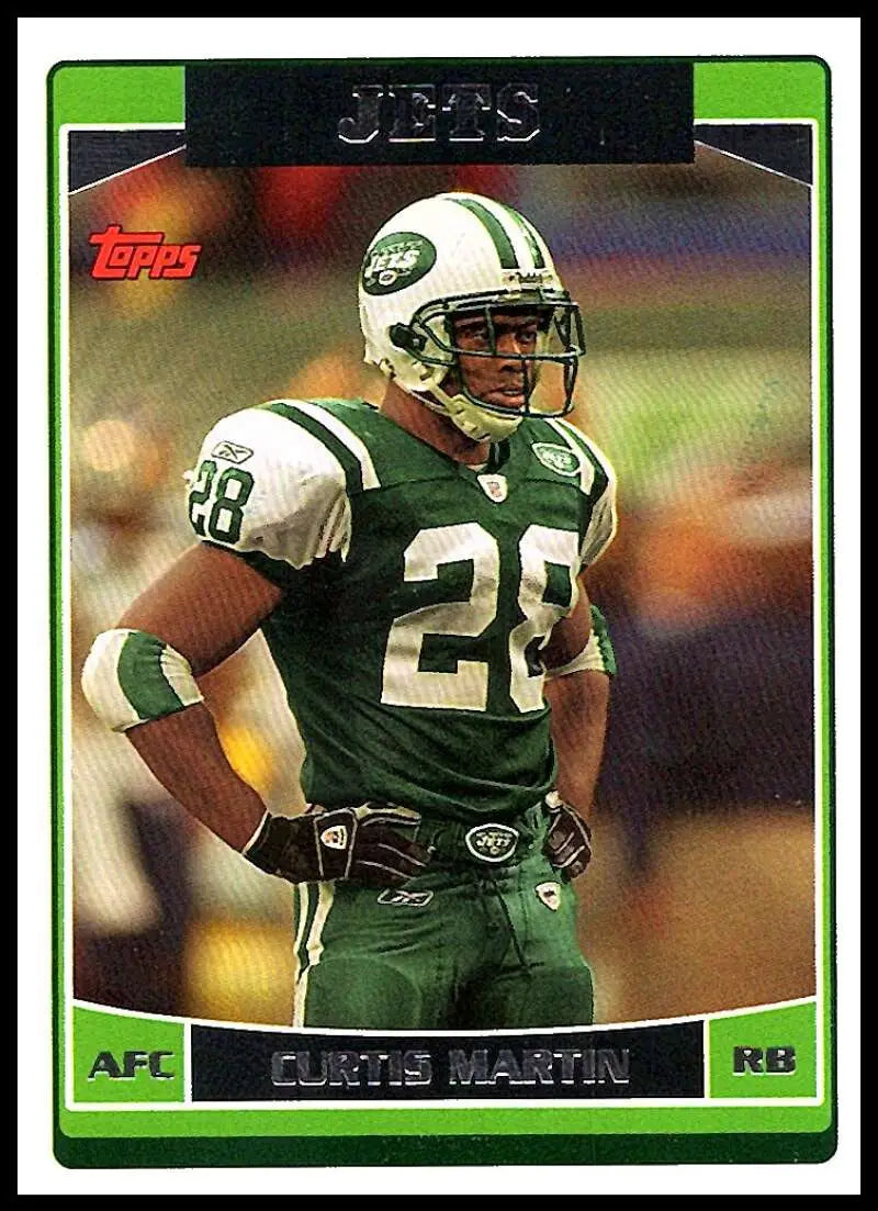 2006 Topps #50 Curtis Martin NM-MT New York Jets Football Card - Football Card Single
