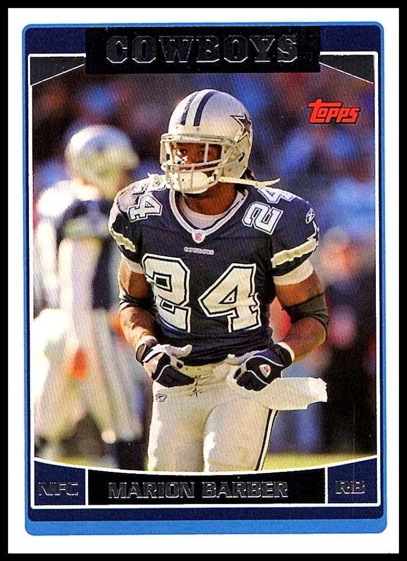 2006 Topps #53 Marion Barber NM-MT Dallas Cowboys Football Card - Football Card Single