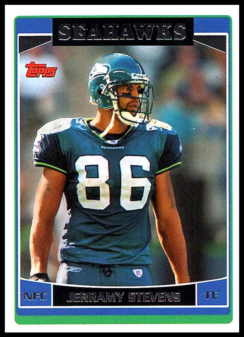 2006 Topps #55 Jerramy Stevens NM-MT Seattle Seahawks Football Card - Football Card Single