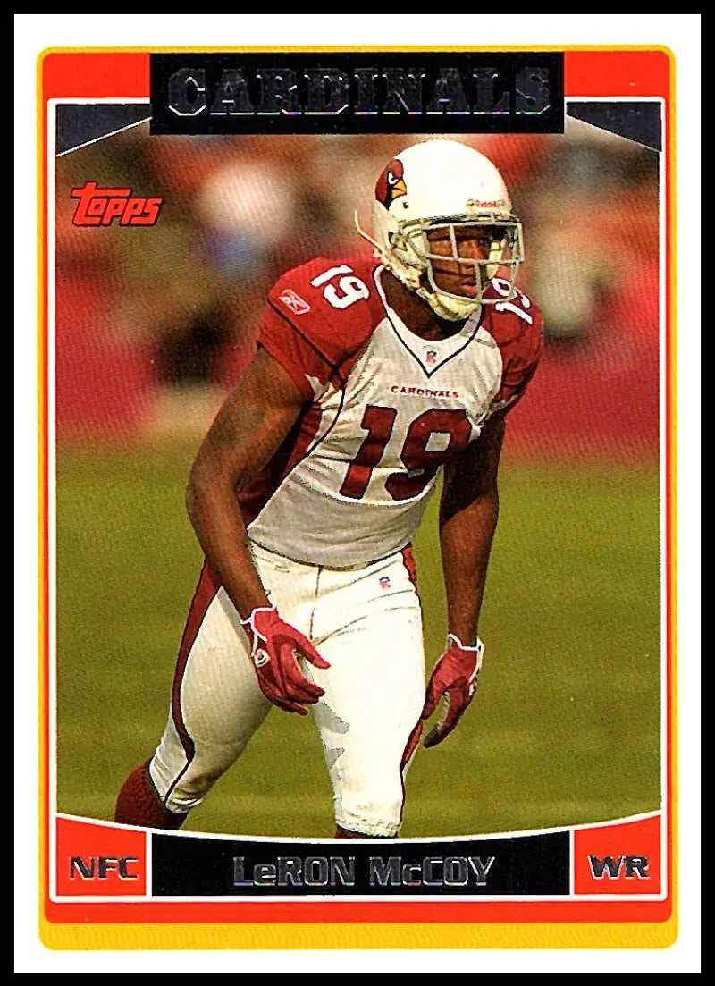 2006 Topps #58 LeRon McCoy NM-MT Arizona Cardinals Football Card - Football Card Single