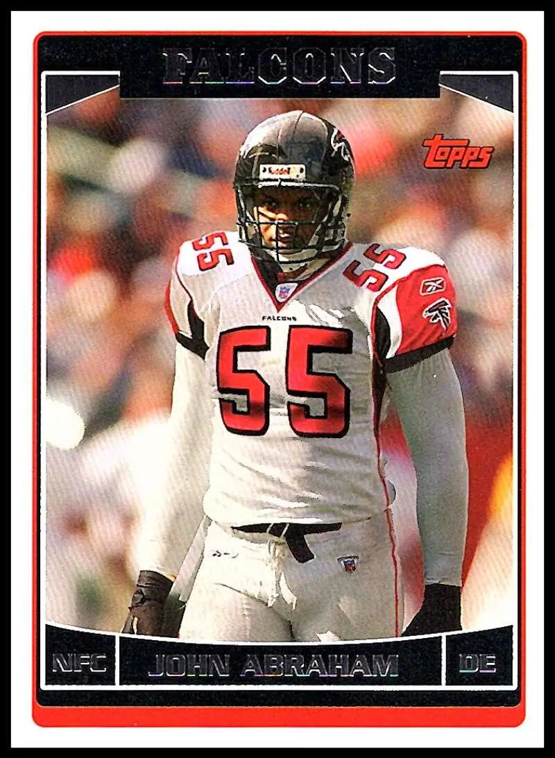 2006 Topps #59 John Abraham NM-MT Atlanta Falcons Football Card - Football Card Single