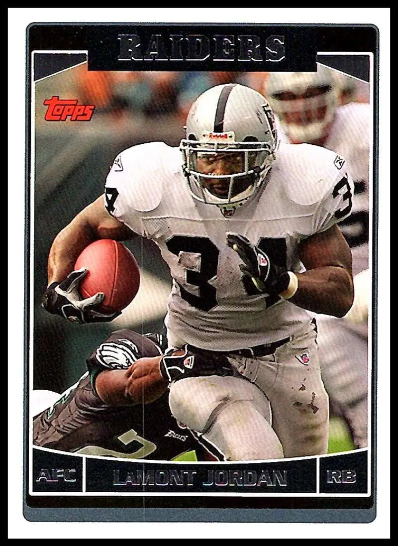 2006 Topps #60 LaMont Jordan NM-MT Oakland Raiders Football Card