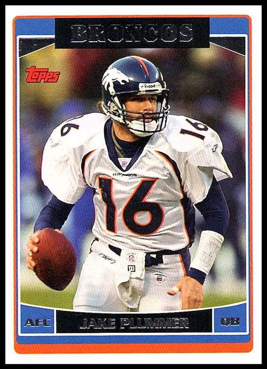 2006 Topps #63 Jake Plummer NM-MT Denver Broncos Football Card