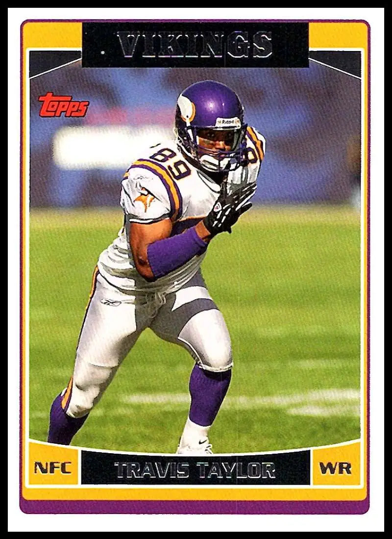 2006 Topps #64 Travis Taylor NM-MT Minnesota Vikings Football Card - Football Card Single