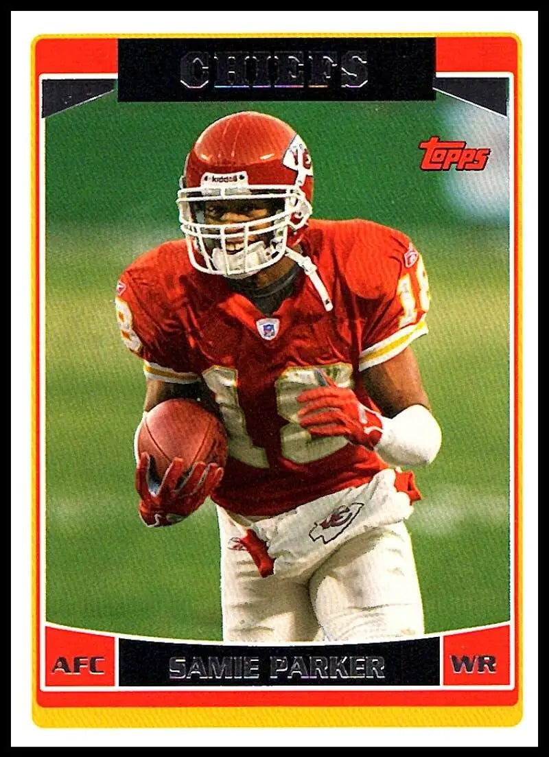 2006 Topps #65 Samie Parker NM-MT Kansas City Chiefs Football Card - Football Card Single