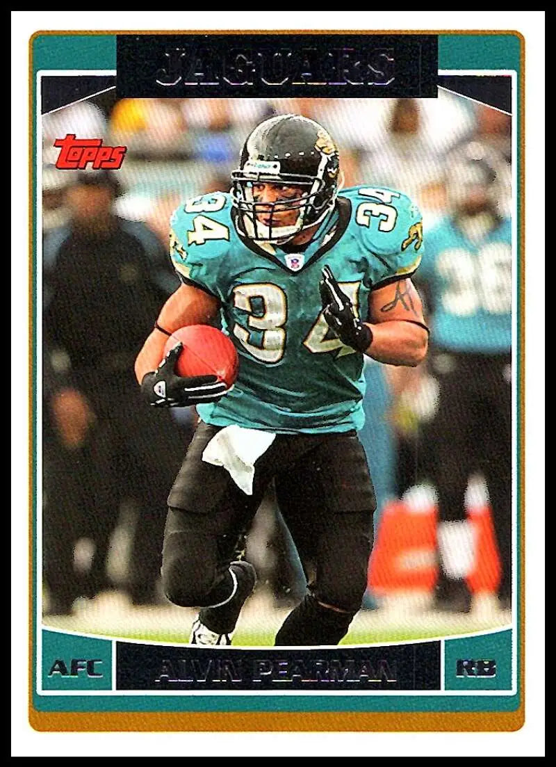 2006 Topps #68 Alvin Pearman NM-MT Jacksonville Jaguars Football Card - Football Card Single