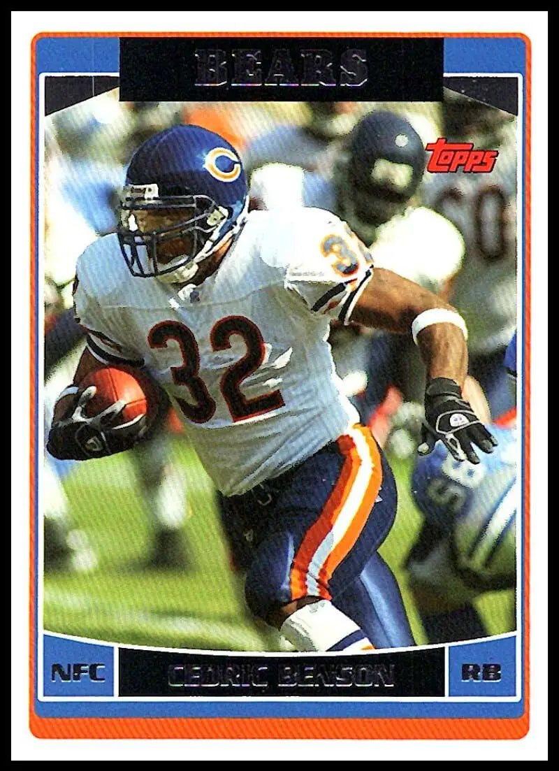 2006 Topps #70 Cedric Benson NM-MT Chicago Bears Football Card - Football Card Single