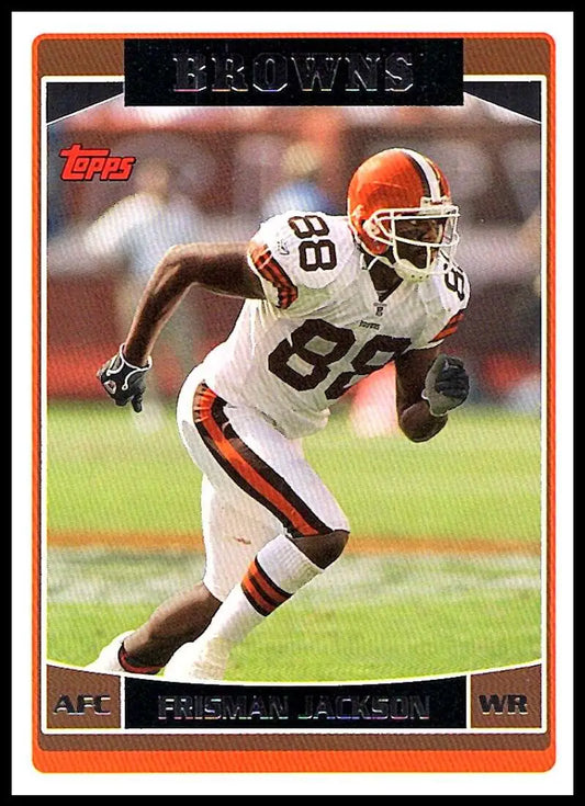 2006 Topps #76 Frisman Jackson NM-MT Cleveland Browns Football Card