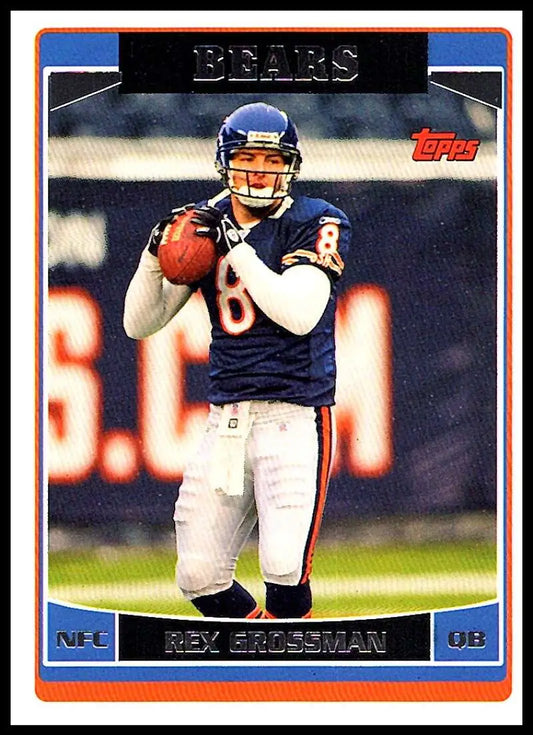 2006 Topps #8 Rex Grossman NM-MT Chicago Bears Football Card - Football Card Single