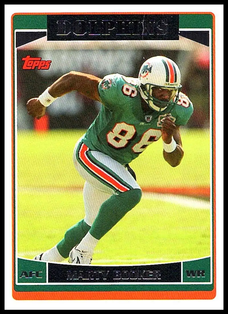 2006 Topps #83 Marty Booker NM-MT Miami Dolphins Football Card - Football Card Single