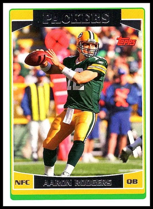 2006 Topps #84 Aaron Rodgers NM-MT Green Bay Packers Football Card
