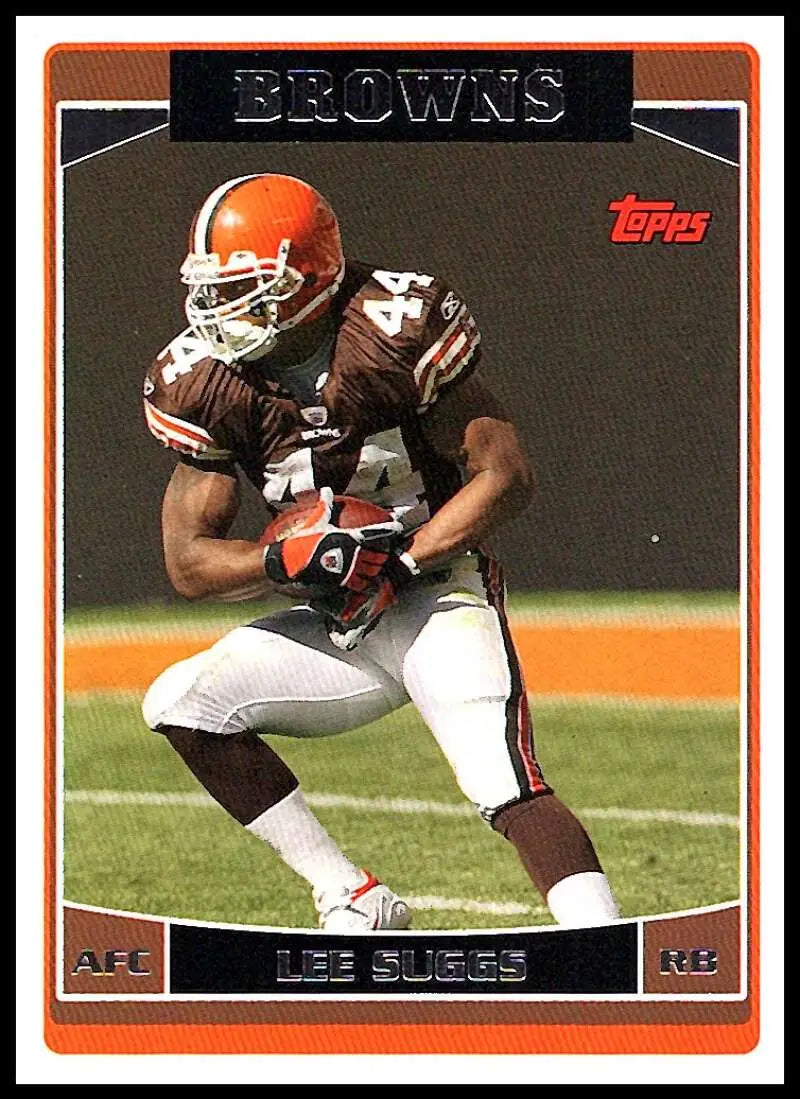 2006 Topps #9 Lee Suggs NM-MT Cleveland Browns Football Card - Football Card Single