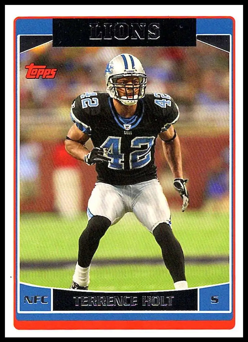 2006 Topps #92 Terrence Holt NM-MT Detroit Lions Football Card - Football Card Single