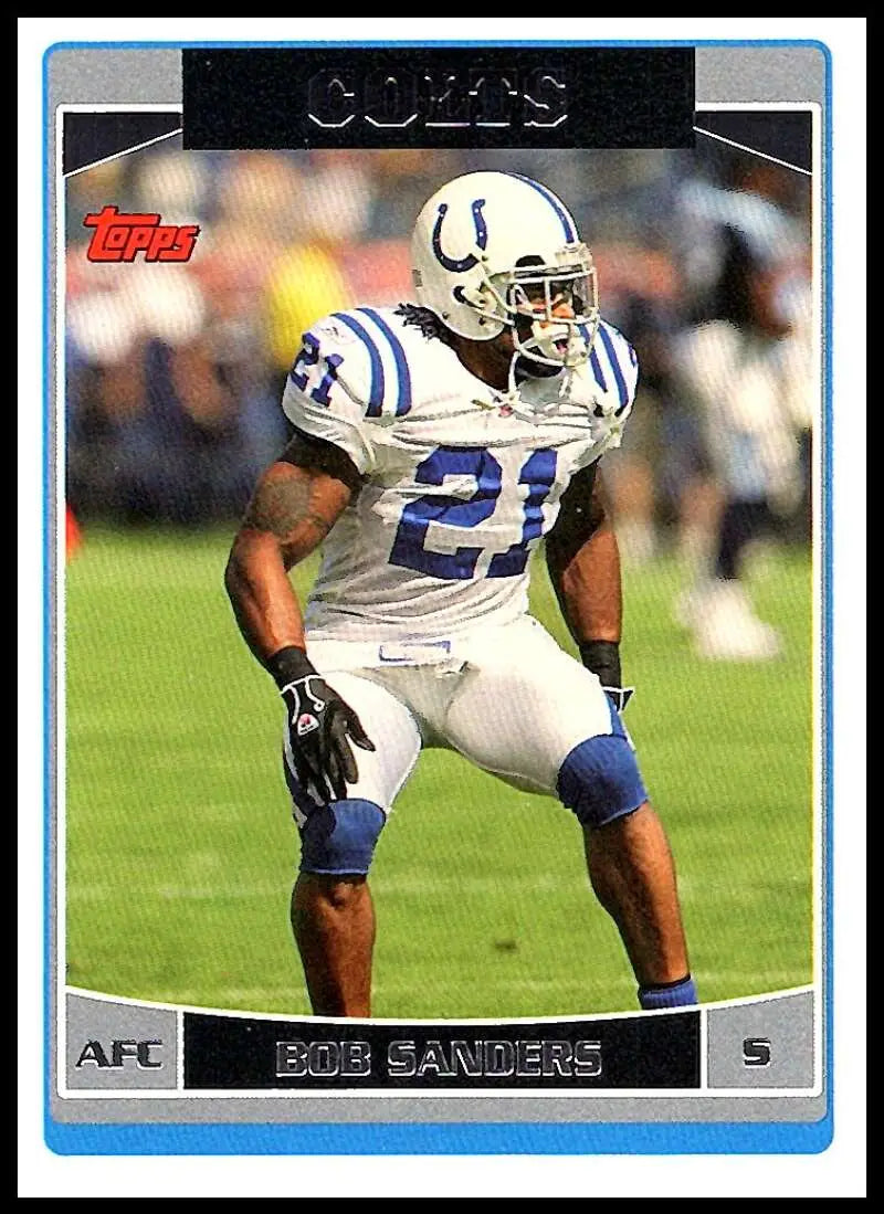 2006 Topps #97 Bob Sanders NM-MT Indianapolis Colts Football Card - Football Card Single