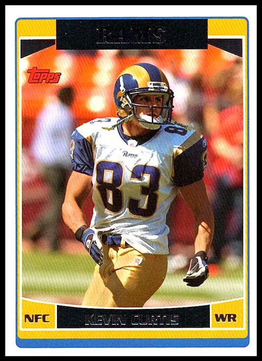 2006 Topps #99 Kevin Curtis NM-MT St. Louis Rams Football Card - Football Card Single