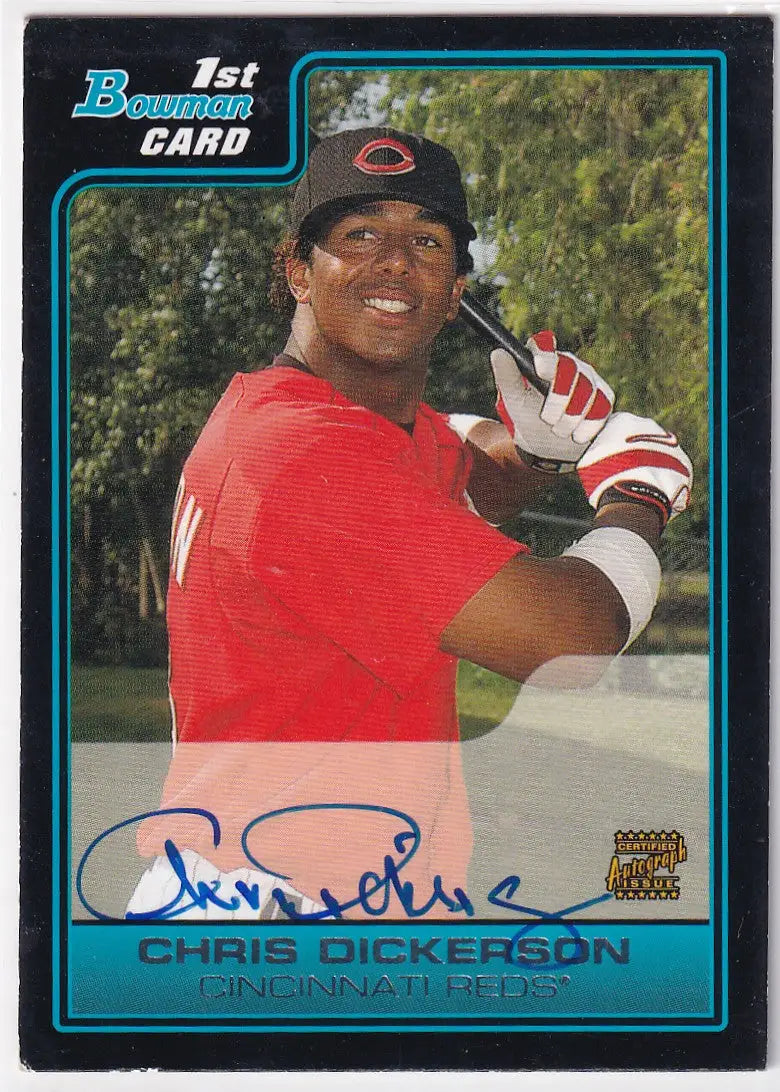 2006 TOPPS #B116 CHRIS DICKERSON AUTO- CINCINNATI REDS