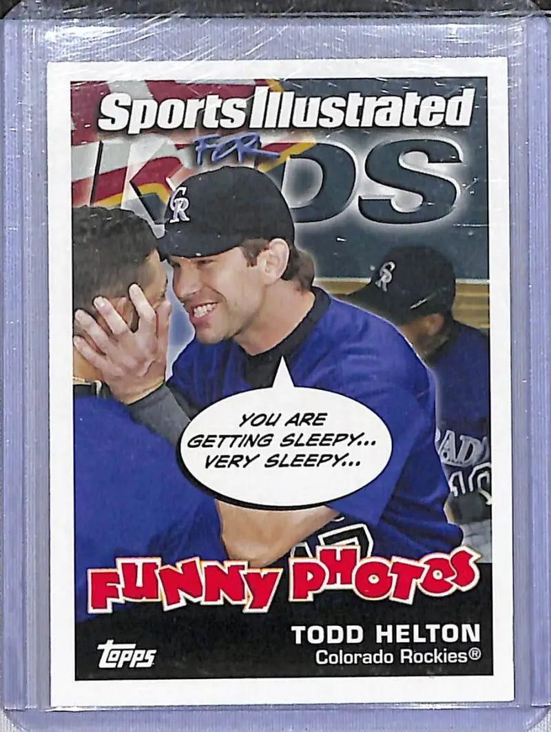 2006 Topps Funny Photos #20 Todd Helton NM-MT Colorado Rockies