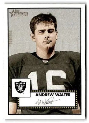 2006 Topps Heritage #14 Andrew Walter - Football Card Single