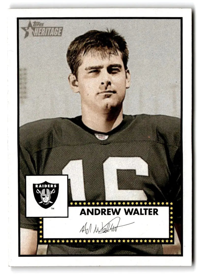 2006 Topps Heritage #14 Andrew Walter - Football Card Single