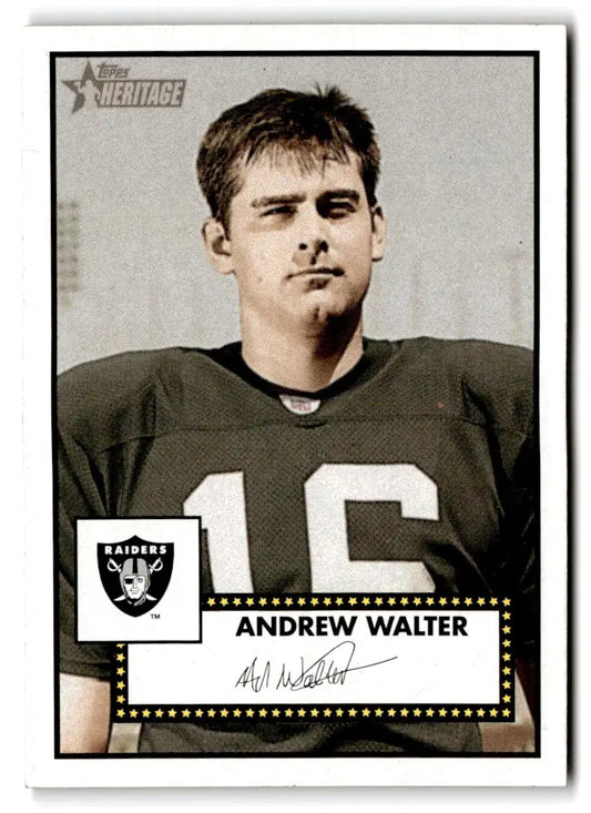 2006 Topps Heritage #14 Andrew Walter - Football Card Single