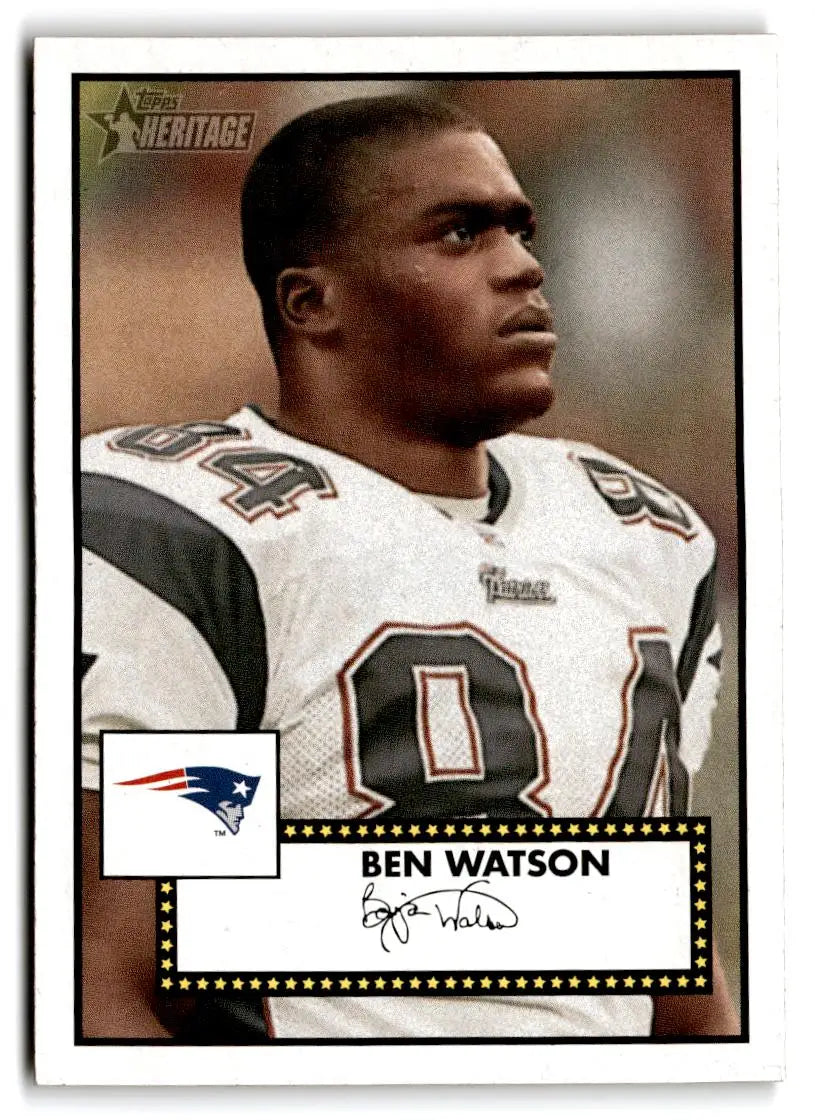 2006 Topps Heritage #42 Ben Watson - Football Card Single