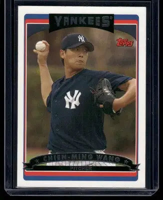 2006 Topps New York Yankees Team Set Chien-Ming Wang #NYY12 Baseball - Baseball Card Single