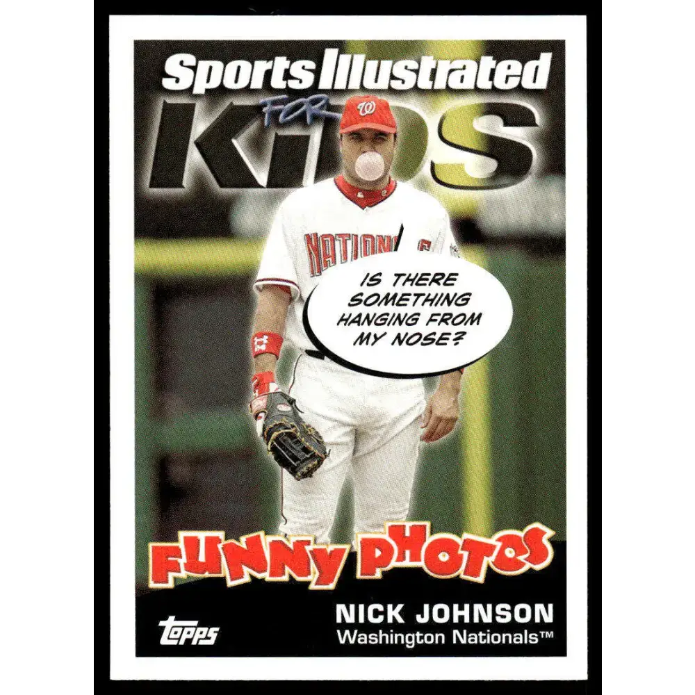 2006 Topps Opening Day #16 Nick Johnson / Randy Johnson Nationals / Yankees Baseball Card - Baseball Card Single