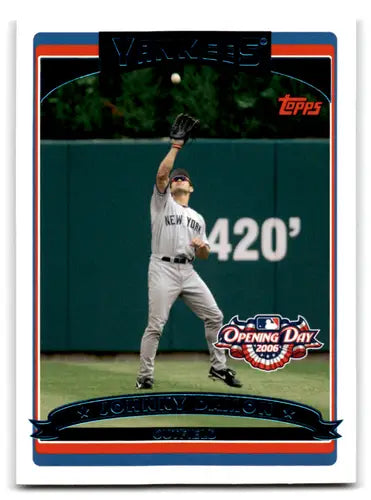 2006 Topps Opening Day Johnny Damon baseball card Yankees NM-MT collectible