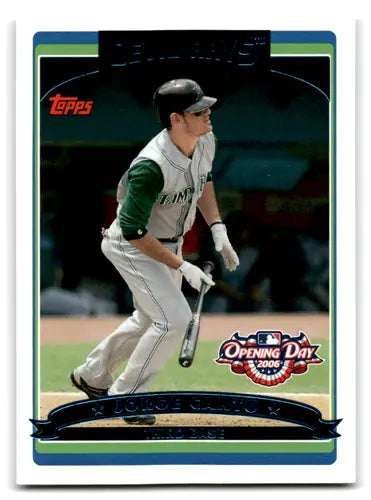 Original gloss 2006 Topps Opening Day Jorge Cantu Baseball Card Near Mint Devil Rays