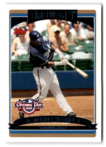 2006 Topps Opening Day #39 Rickie Weeks NM-MT Brewers ID:73320 - Baseball Card Single