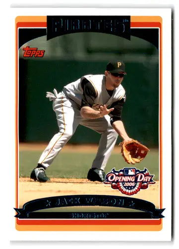 Baseball card featuring Jack Wilson from 2006 Topps Opening Day Pirates NM-MT