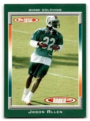 2006 Topps Total #518 Jason Allen - Football Card Single