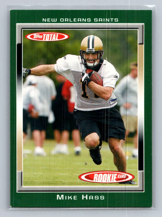 2006 Topps Total #519 Mike Hass New Orleans Saints Rookie - Football Card Single
