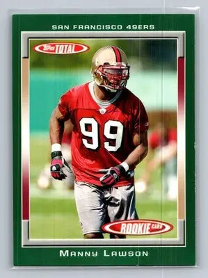 2006 Topps Total #535 Manny Lawson San Francisco 49ers Rookie - Football Card Single