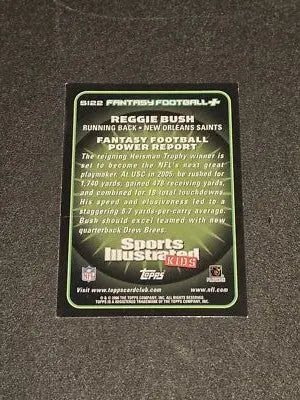 2006 Topps Total #SI22 Reggie Bush Sports Illustrated for Kids - Football Card Single