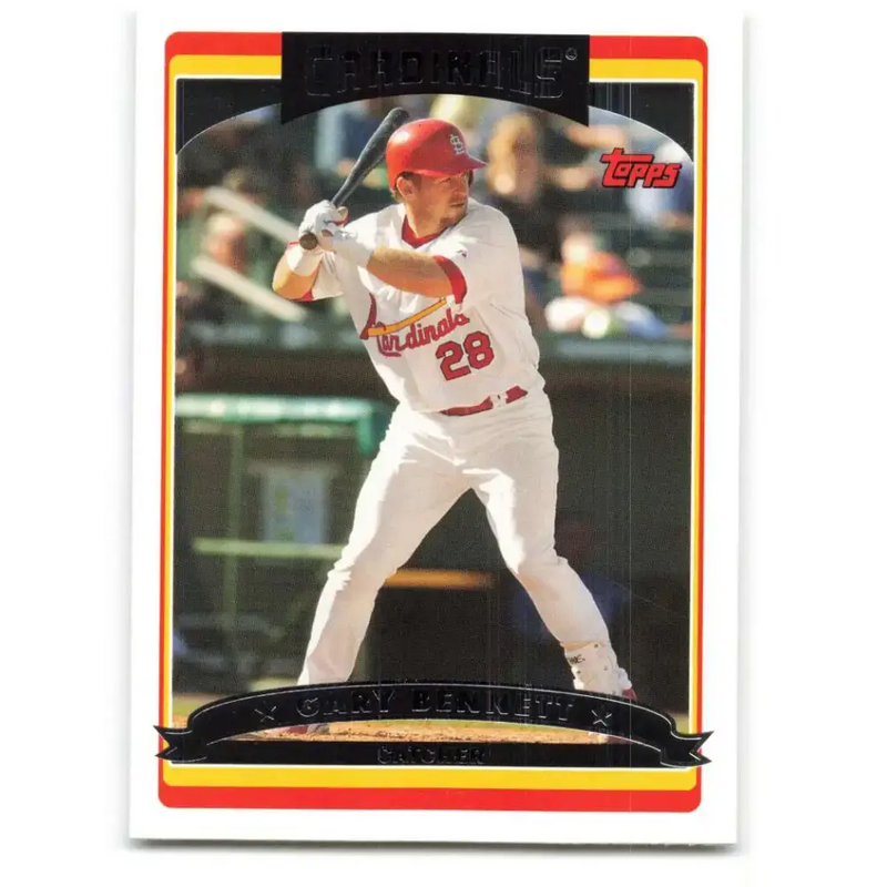 2006 Topps Update #102 Gary Bennett EX Excellent St. Louis Cardinals Baseball Card - Baseball Card Single