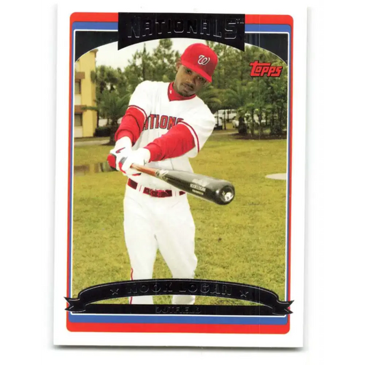2006 Topps Update #104 Nook Logan EX Excellent Washington Nationals Baseball Card