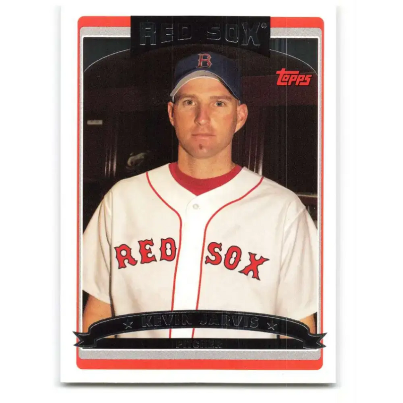 2006 Topps Update #107 Kevin Jarvis EX Excellent Boston Red Sox Baseball Card - Baseball Card Single