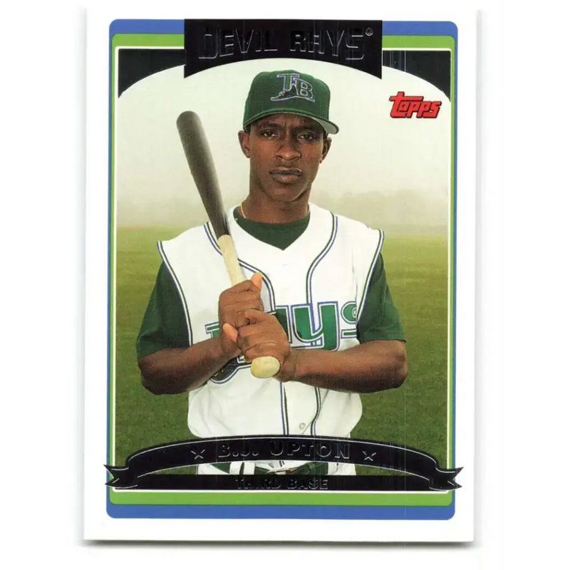 2006 Topps Update #108 B.J. Upton EX Excellent Tampa Bay Devil Rays Baseball Card - Baseball Card Single