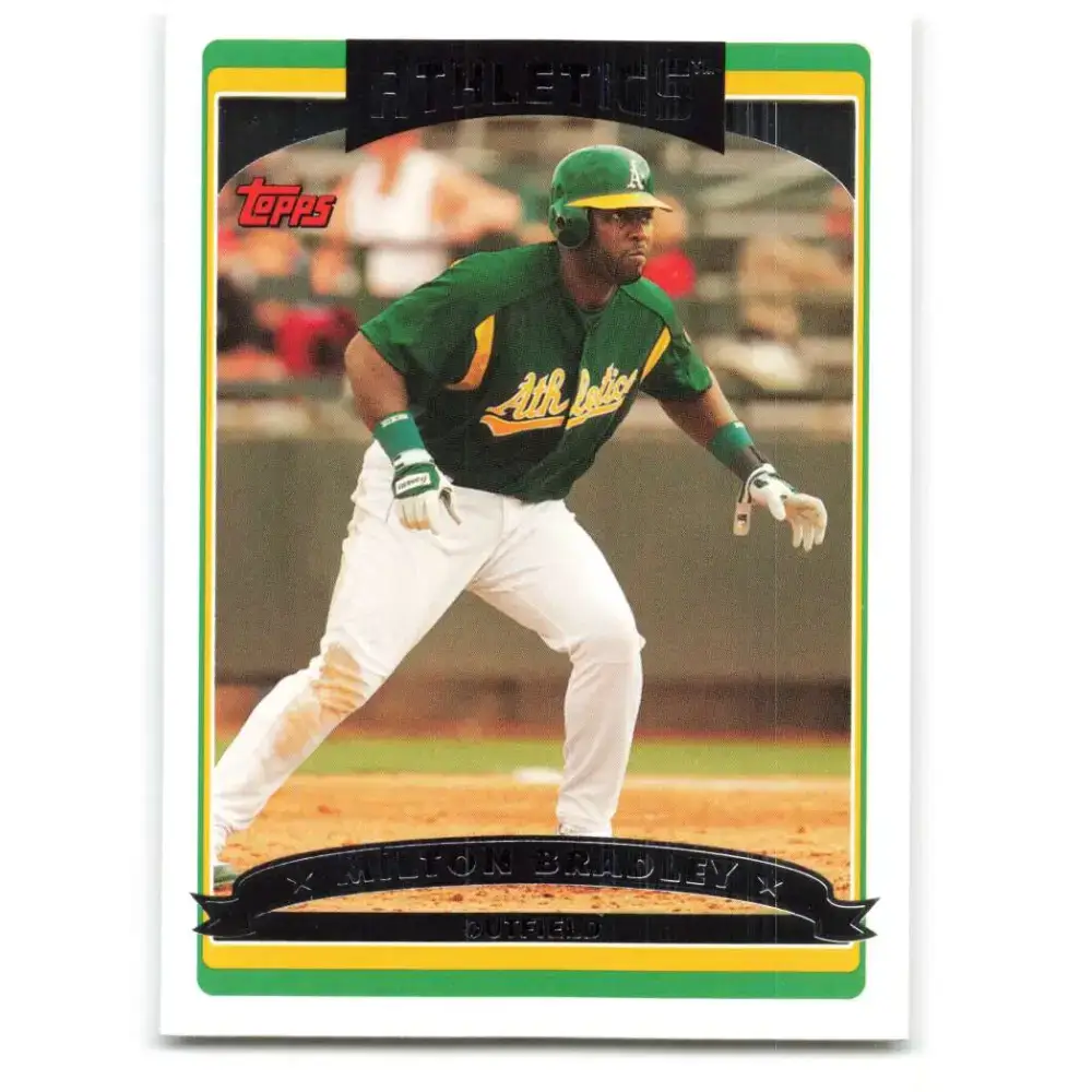 2006 Topps Update #110 Milton Bradley EX Excellent Oakland Athletics Baseball Card - Baseball Card Single