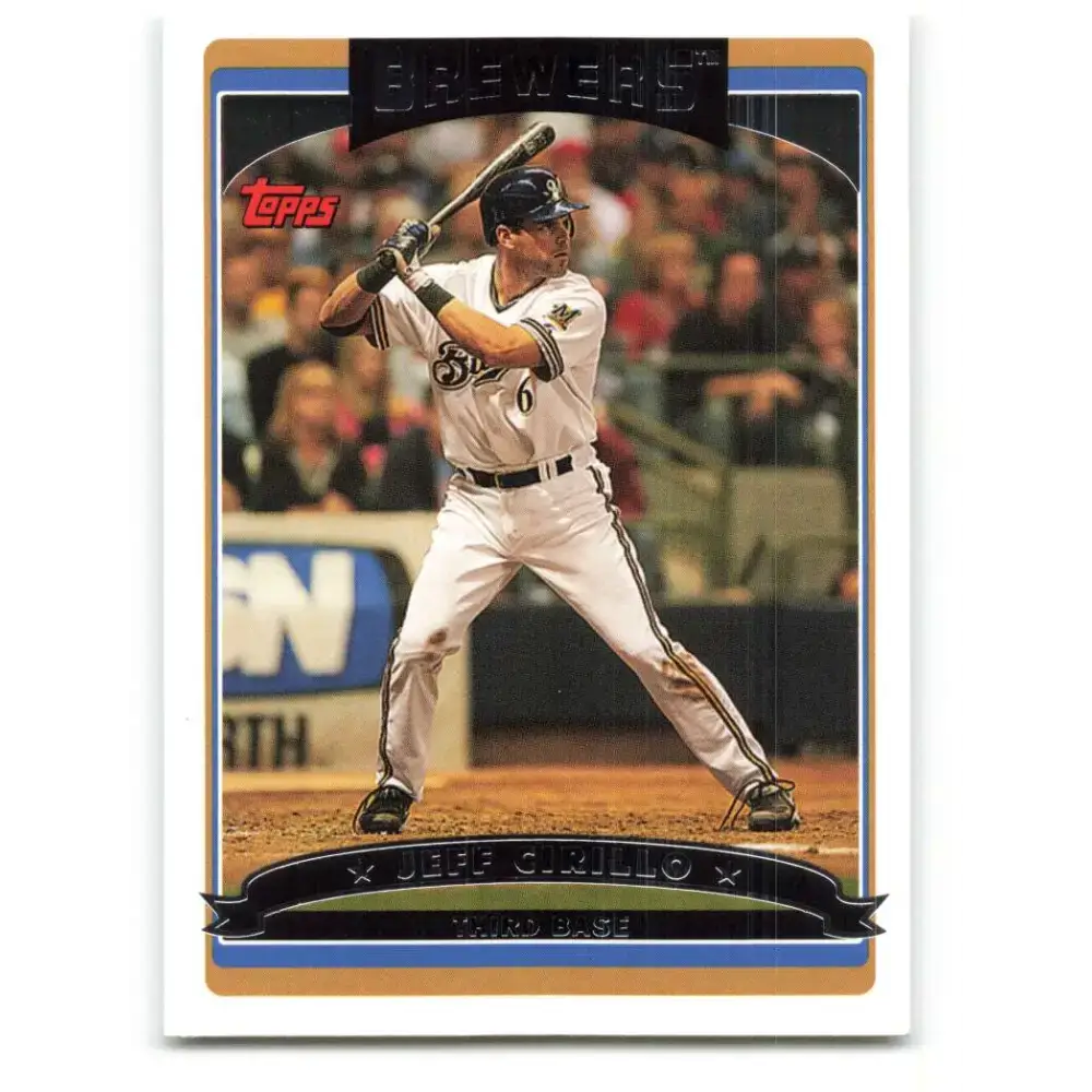 2006 Topps Update #112 Jeff Cirillo EX Excellent Milwaukee Brewers Baseball Card - Baseball Card Single