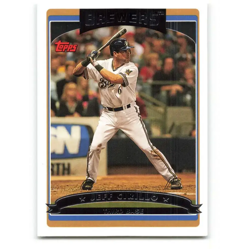 2006 Topps Update #112 Jeff Cirillo EX Excellent Milwaukee Brewers Baseball Card - Baseball Card Single