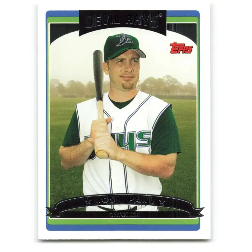 2006 Topps Update #114 Josh Paul EX Excellent Tampa Bay Devil Rays Baseball Card - Baseball Card Single