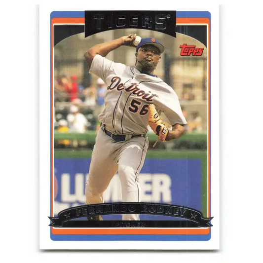 2006 Topps Update #115 Fernando Rodney EX Excellent Detroit Tigers Baseball Card