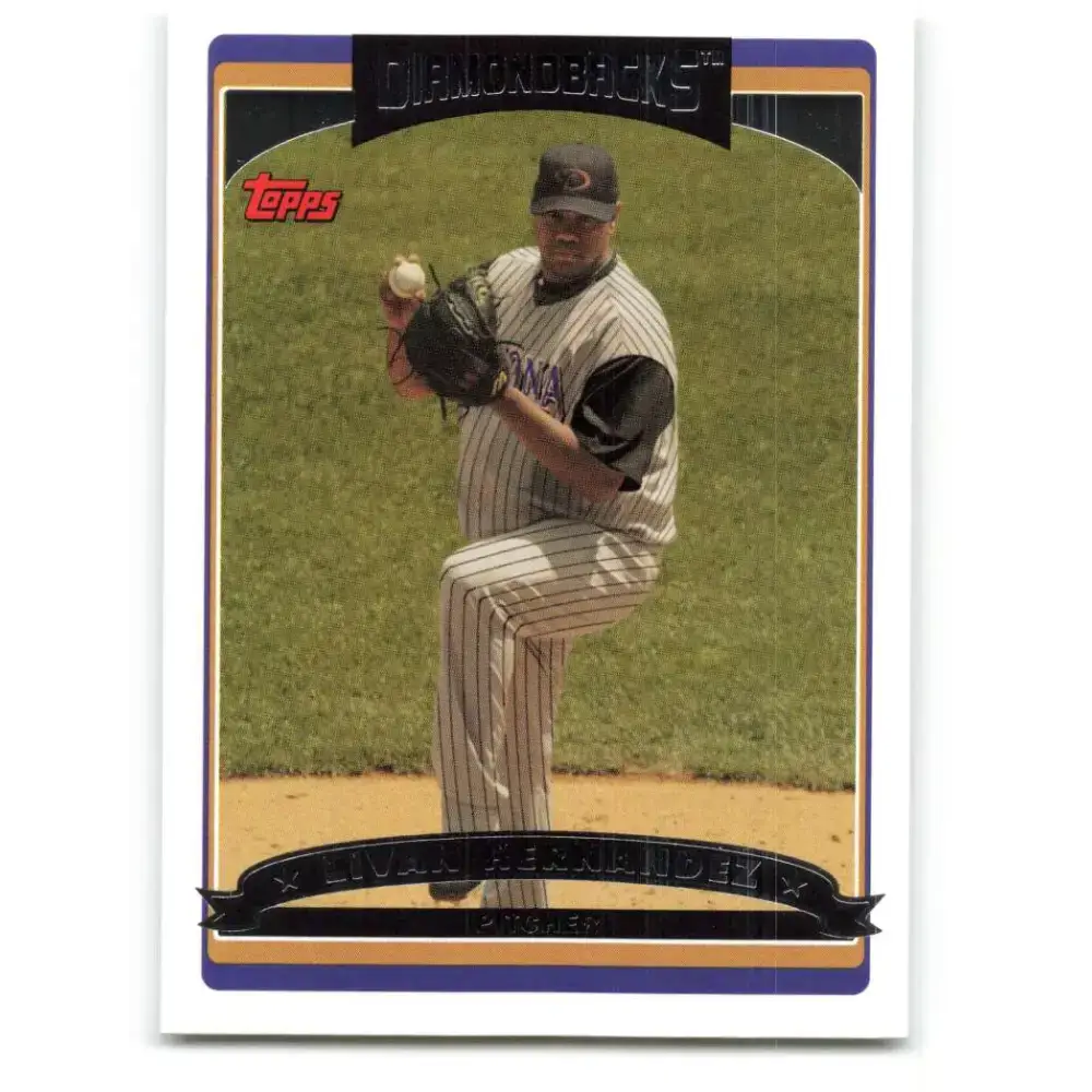2006 Topps Update #120 Livan Hernandez EX Excellent Arizona Diamondbacks Baseball Card - Baseball Card Single